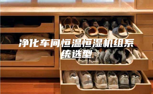 凈化車間恒溫恒濕機(jī)組系統(tǒng)選型